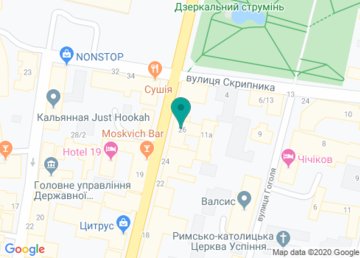 Адвокат Шкода А. И. на карте