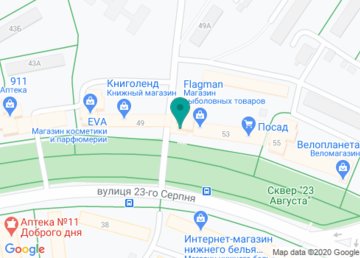 MegaSun, солярий на 23 Августа на карте MegaSun, солярий на 23 Августа на карте