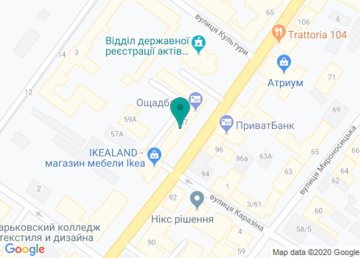 Свадебный салон «Эдем» на Сумской на карте Свадебный салон «Эдем» на Сумской на карте