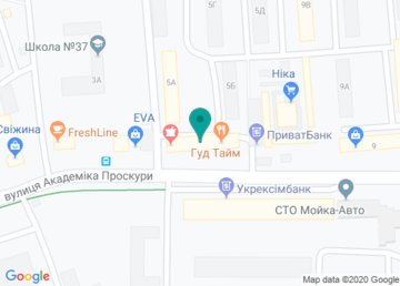 Салон цветов «Белая лилия» на Проскуры на карте