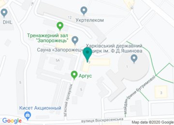 Развлекательный центр «Аргус» на карте Развлекательный центр «Аргус» на карте