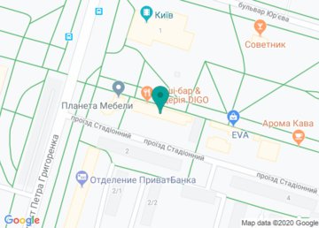 Пиццерия & Суши-бар «Диго» на Маршала Жукова на карте Пиццерия & Суши-бар «Диго» на Маршала Жукова на карте