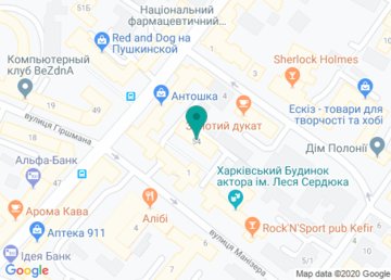 Кофейня «Шоколадка» на Пушкинской на карте Кофейня «Шоколадка» на Пушкинской на карте