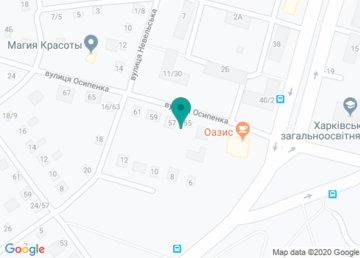 Кафе «Оазис» на карте Кафе «Оазис» на карте