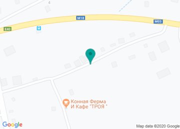 Конно-спортивный развлекательный центр «Троя» на карте Конно-спортивный развлекательный центр «Троя» на карте