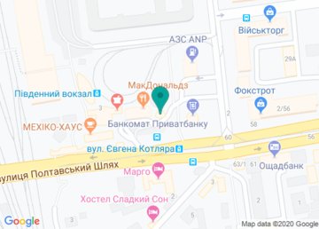 Салон торговой сети «Полы и Двери» на Полтавском Шляхе на карте Салон торговой сети «Полы и Двери» на Полтавском Шляхе на карте