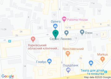 Центр детского и юношеского творчества № 5 Ленинского района Харьковского городского совета на карте