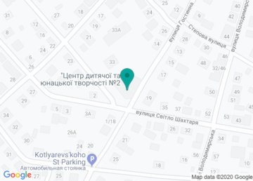 Центр детского и юношеского творчества № 2 Октябрьского района Харьковского городского совета на карте