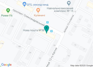 Экспресс-доставка «Новая почта», Отделение № 38 (до 30 кг) на карте