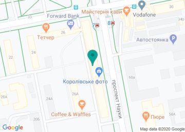 Фотомагазин «Royal Photo» на Науки на карте Фотомагазин «Royal Photo» на Науки на карте