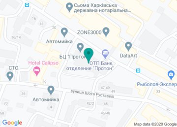 Санитарно-гигиеническое оборудование ООО «Мерида-Украина» на карте