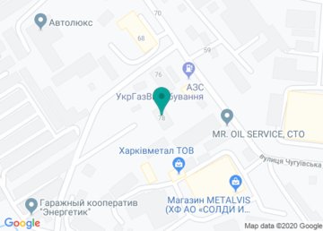 Фирма «Виса-Гингер-Харьков» на карте