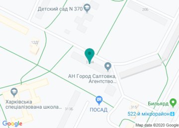 Агентство недвижимости «Город» на Салтовке на карте Агентство недвижимости «Город» на Салтовке на карте