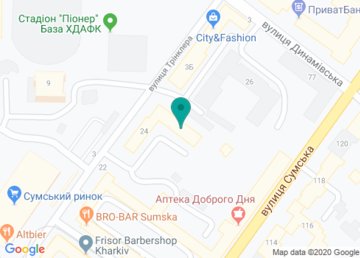 Кафе «Розмарин» на Тринклера на карте Кафе «Розмарин» на Тринклера на карте