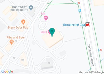 Центр подготовки ресторанных профессий «V.I.P.» на карте Центр подготовки ресторанных профессий «V.I.P.» на карте