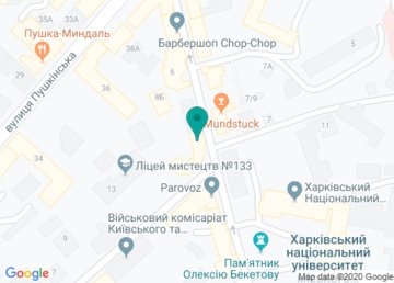 Оформление воздушными шариками «Шарик» на карте