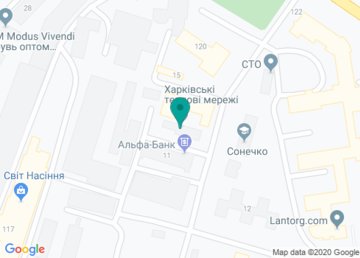 Центральный абонентский зал (Харьковские тепловые сети) на карте Центральный абонентский зал (Харьковские тепловые сети) на карте