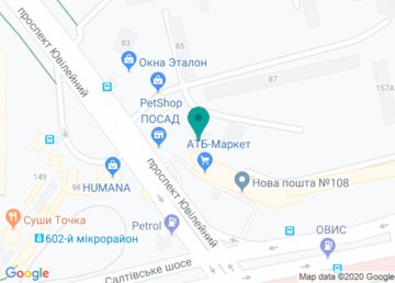 Металлопластиковые окна «Мартекс» на Салтовке на карте Металлопластиковые окна «Мартекс» на Салтовке на карте