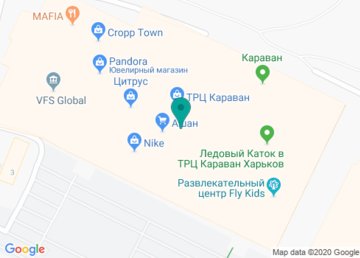 Сеть магазинов нижнего белья «Бюстье» на карте Сеть магазинов нижнего белья «Бюстье» на карте