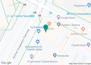 Магазин белья «75В» в ТЦ «Космос» на карте