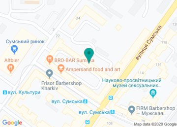 Галерея «Belle Avenue» на Сумской на карте Галерея «Belle Avenue» на Сумской на карте