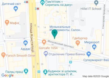 Салон-магазин «Музыкальные инструменты на Короленко» на карте Салон-магазин «Музыкальные инструменты на Короленко» на карте