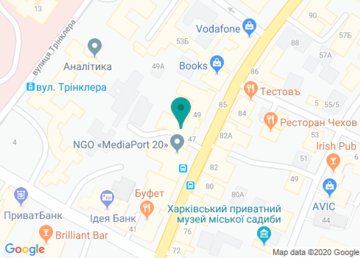 Адвокат Нестеренко К. С. на карте Адвокат Нестеренко К. С. на карте