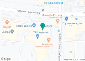 Супермаркет «Сильпо» ТРК «Украина» на карте