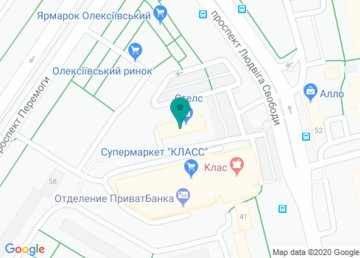 Cупермаркет одежды и обуви «GFS» на Алексеевке на карте Cупермаркет одежды и обуви «GFS» на Алексеевке на карте