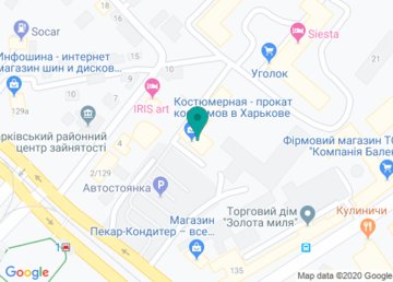 Салон проката «Костюмерная» на карте Салон проката «Костюмерная» на карте