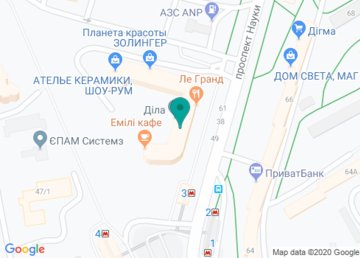 Сеть магазинов штор и напольных покрытий «Твоя Кімната» на карте