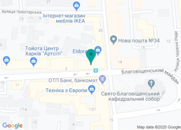 Тойота Центр Харьков «Артсити» на карте Тойота Центр Харьков «Артсити» на карте