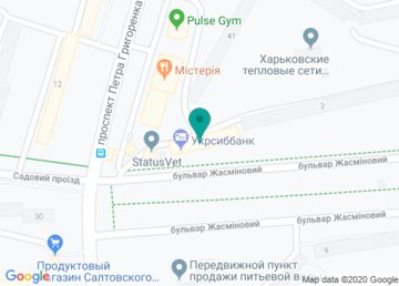 Студия штор «Gardinna» на карте Студия штор «Gardinna» на карте