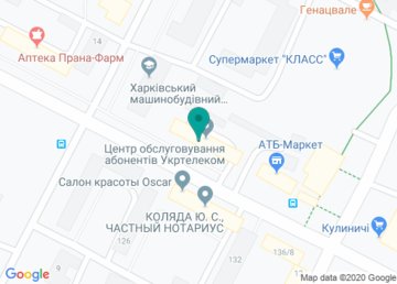 Центр продаж и обслуживания «Укртелеком» на карте