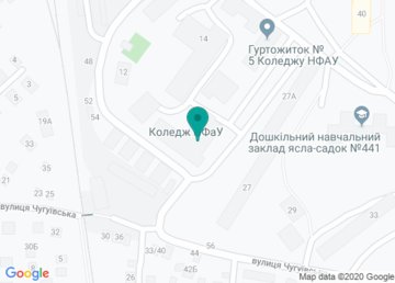 Общежитие № 5, Колледж НФаУ на карте
