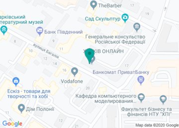 Учебный центр «Харьков онлайн» на карте Учебный центр «Харьков онлайн» на карте