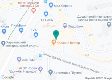 Компания «Кронас-Харьков» на карте Компания «Кронас-Харьков» на карте