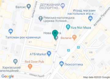 Кондитерская сеть «Перша Цукерня Слобожанщини» на карте Кондитерская сеть «Перша Цукерня Слобожанщини» на карте