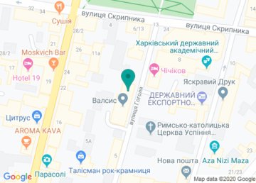 Харьковский департамент Центральной дирекции ЧАО «УПСК» на карте