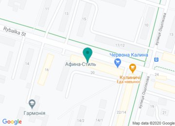 Афина-Стиль, салон красоты на Рыбалко на карте Афина-Стиль, салон красоты на Рыбалко на карте