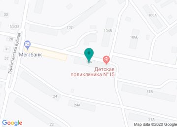Городская детская поликлиника №15 (Филиал) на карте Городская детская поликлиника №15 (Филиал) на карте