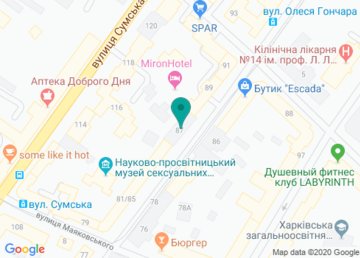 Итальянские и немецкие кухни на заказ «Interio» на карте Итальянские и немецкие кухни на заказ «Interio» на карте