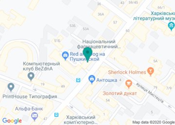 Пушкинская 42 карта