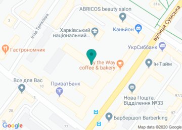 Харьковская молодежная федерации Черлидинга на карте