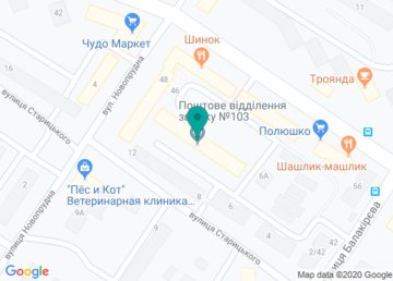 Почтовое отделение связи № 103 (Индекс 61103) на карте