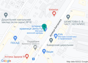 Укрпочта, отделение № 20 (Индекс 61020) на карте Укрпочта, отделение № 20 (Индекс 61020) на карте