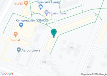 Почтовое отделение связи № 184 (Индекс 61184) на карте Почтовое отделение связи № 184 (Индекс 61184) на карте