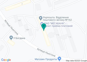 Почтовое отделение связи № 162 (Индекс 61162) на карте