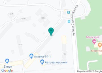 Почтовое отделение связи № 96 (Индекс 61096) на карте