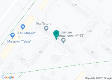 Почтовое отделение связи № 121 (Индекс 61121) на карте